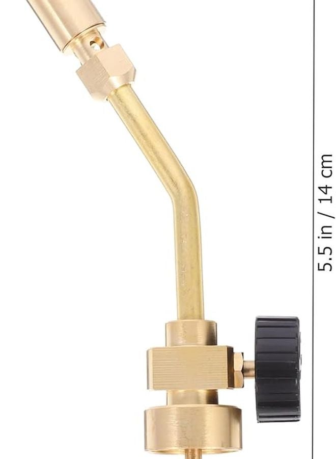 Brass Propane Gas Torch Head Heavy Duty Flame Control for Welding Soldering Heating - Image 4